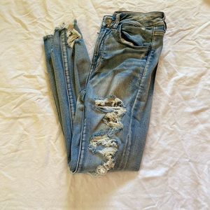 American Eagle Ripped Skinny Jeans